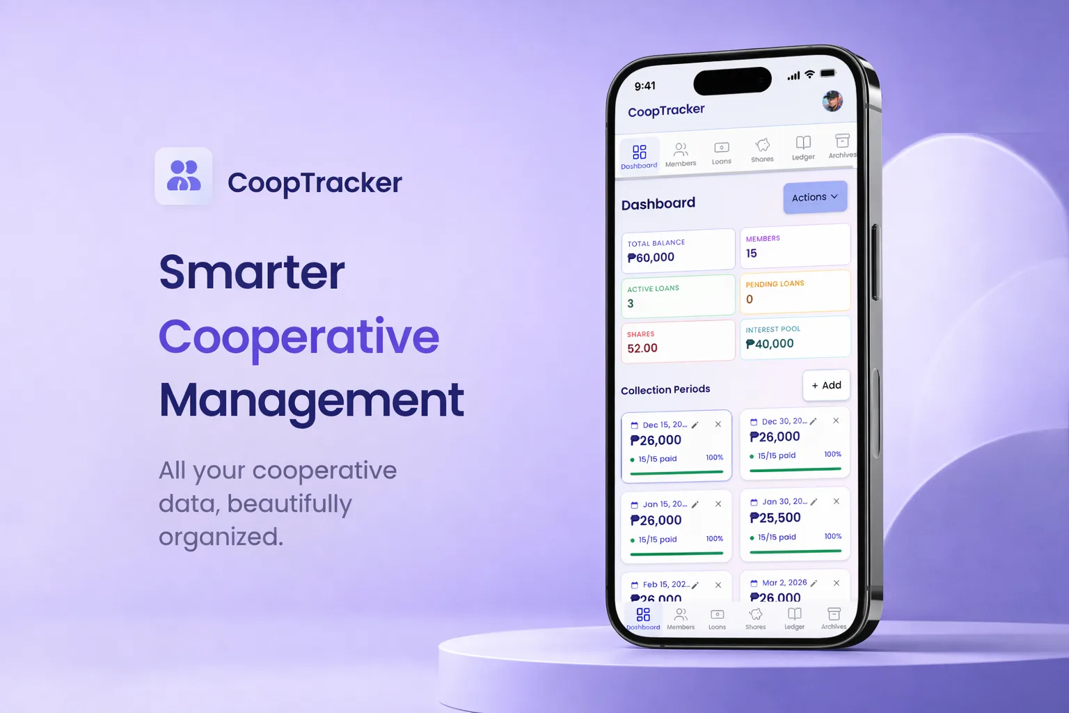 CoopTracker — smarter cooperative management on mobile