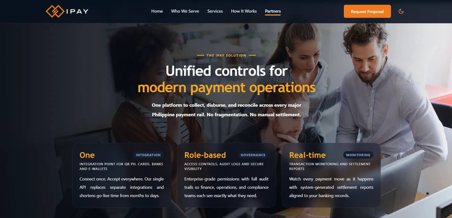Unified controls section highlighting integration, governance, and monitoring